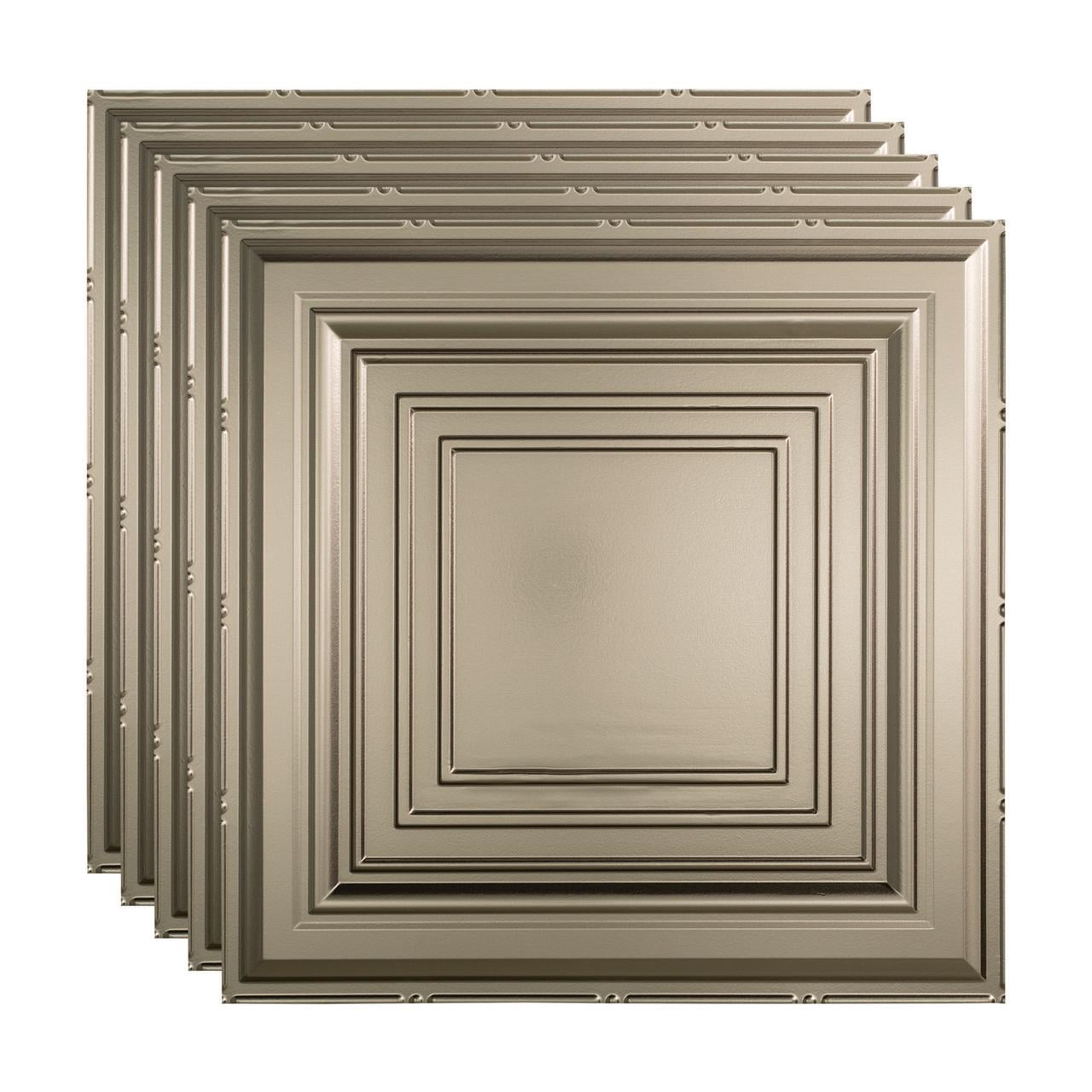 Lays Panel FASÄDE Traditional Style/Pattern 3 Decorative Vinyl 2ft x 2ft Lay in ...