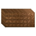 thumbnail image 1 of FASÄDE Traditional Style/Pattern 4 Decorative Vinyl 2ft x 4ft Glue Up Ceiling Panel in Oil Rubbed Bronze (5 Pack), 1 of 5