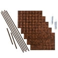 thumbnail image 1 of FASÄDE Traditional Style/Pattern 6 Decorative Vinyl Backsplash 15 sq ft Kit in Moonstone Copper, 1 of 7