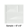 thumbnail image 1 of FASÄDE Vista Decorative Vinyl Backsplash Panel in Gloss White (6X6 Inch Sample), 1 of 6
