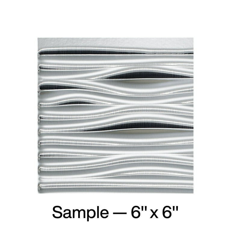 Fasade Easy Installation Waves Argent Bronze Backsplash Panel for Kitchen and Bathrooms (6 Fasade Easy Installation Waves Argent Bronze Backsplash Panel for Kitchen and Bathrooms (6