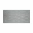 thumbnail image 1 of FASÄDE Waves Horizontal 4-foot x 8-foot PVC Wall Panel in Argent Silver, 1 of 5