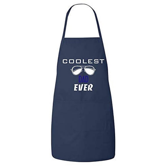 FASCIINO - Coolest Dad Ever Apron with Two Front Pockets