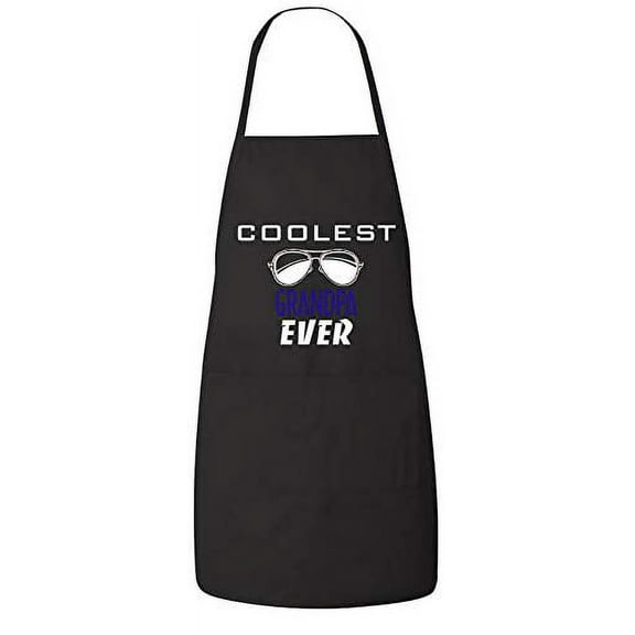 FASCIINO - Coolest Grandpa Ever Apron with Two Front Pockets