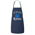 thumbnail image 1 of FASCIINO - Cute All Hail the King Chef Apron with Two Front Pockets, 1 of 1