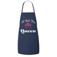 thumbnail image 1 of FASCIINO - Cute All Hail the Queen Chef Apron with Two Front Pockets, 1 of 1