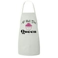 thumbnail image 1 of FASCIINO - Cute All Hail the Queen Chef Apron with Two Front Pockets, 1 of 1