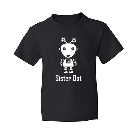 FASCIINO Cute Robot Family Matching T-shirts (Daddy, Mom, Brother, Sister, Baby)