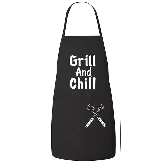 FASCIINO® Grill and Chill Chef Apron with Two Front Pockets