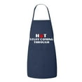thumbnail image 1 of FASCIINO - Hot Stuff Coming Through, Funny Chef Apron with Two Front Pockets, 1 of 4