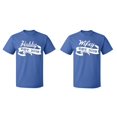 thumbnail image 1 of FASCIINO - Hubby Wifey EST 2018 Matching T Shirt Set, 1 of 1