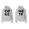 thumbnail image 1 of FASCIINO Matching His & Hers Couple Hooded Sweatshirt Set - SOUL MATE, 1 of 1