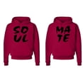 thumbnail image 1 of FASCIINO Matching His & Hers Couple Hooded Sweatshirt Set - SOUL MATE, 1 of 1