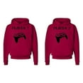 thumbnail image 1 of FASCIINO Matching His & Hers Couple Hoodie Sweatshirt Set - Player 1 and Player 2 Gamer, 1 of 1