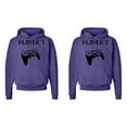 thumbnail image 1 of FASCIINO Matching His & Hers Couple Hoodie Sweatshirt Set - Player 1 and Player 2 Gamer, 1 of 1