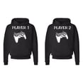 thumbnail image 1 of FASCIINO Matching His & Hers Couple Hoodie Sweatshirt Set - Player 1 and Player 2 Gamer, 1 of 1