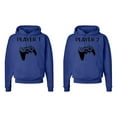 thumbnail image 1 of FASCIINO Matching His & Hers Couple Hoodie Sweatshirt Set - Player 1 and Player 2 Gamer, 1 of 1