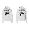 thumbnail image 1 of FASCIINO Matching His & Hers Couple Hoodie Sweatshirt Set - Player 1 and Player 2 Gamer, 1 of 1