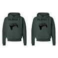 thumbnail image 1 of FASCIINO Matching His & Hers Couple Hoodie Sweatshirt Set - Player 1 and Player 2 Gamer, 1 of 1