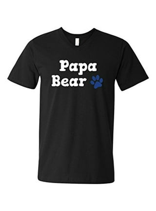 Papa Bear, Mama Bear, Baby Bear T-Shirt Trio Gift & Silhouette