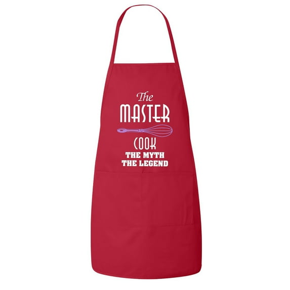 FASCIINO – The Master Cook with Two Pockets for Kitchen BBQ Cooking Baking Crafting
