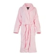 thumbnail image 1 of FASCIINO Women's Full Length Shawl Collar Velour Microfiber Fleece Bathrobe Spa Robe, 1 of 1
