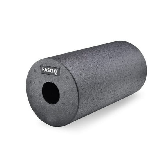 FASCIQ Foam Roller: Large / 30cm x 15cm (Black)