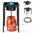 thumbnail image 1 of FASCK 75,000 BTU Portable Gas Camping Stove, Outdoor Propane Burner with 20psi Regulator, High Pressure Single Cooker Camp Cooking Home Brewing and Frying, 1 of 7