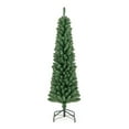 thumbnail image 1 of FASCK Pencil Christmas Tree with Memory Wire Branch Tips & Warm LED Lights, Realistic Slim Xmas Tree for Small Spaces Home Office, 1 of 9