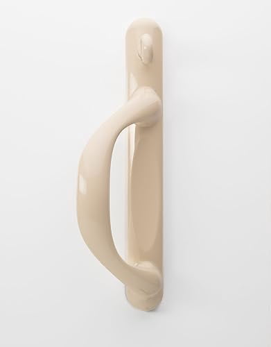 Fasco Sliding Patio Door Handle Replacement Kit - Complete Set For Vinyl Doors (White Or Almond)