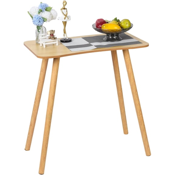 FASHENG Wall Mounted Folding Desk, 23.6" Floating Drop Leaf Table for Small Spaces, Kitchen, Home Office, White