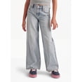 thumbnail image 1 of Justice Girls Wide Leg w/ Rhinestones at Waist Jeans, Sizes 6-18, Slim & Plus, 1 of 7