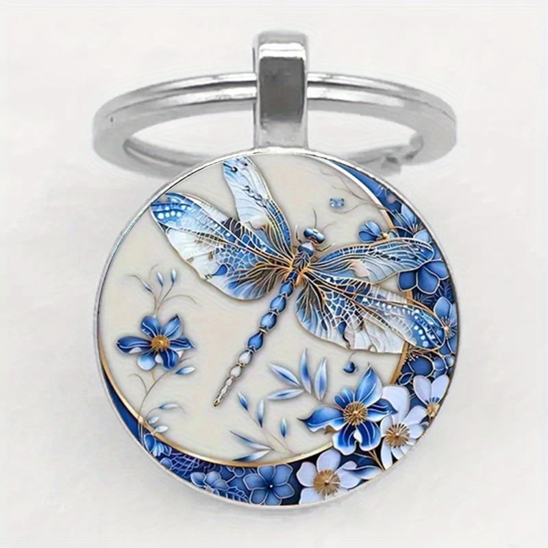 FASHION DRAGONFLY Keychain -Zinc Allay, Style, Fashion Accessories -Perifect Christmas and Holiday Gifts,1
