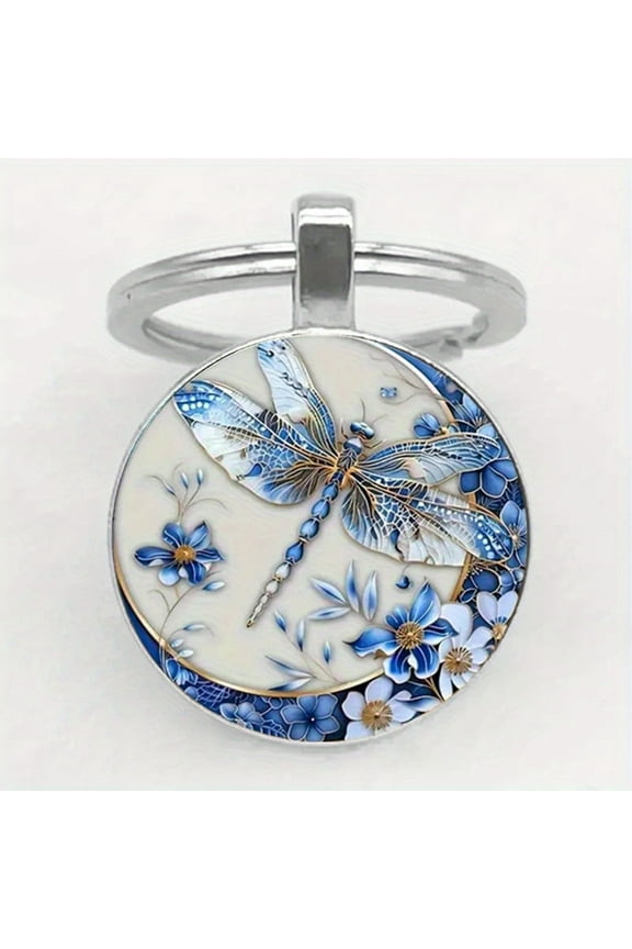 FASHION DRAGONFLY Keychain -Zinc Allay, Style, Fashion Accessories -Perifect Christmas and Holiday Gifts,1