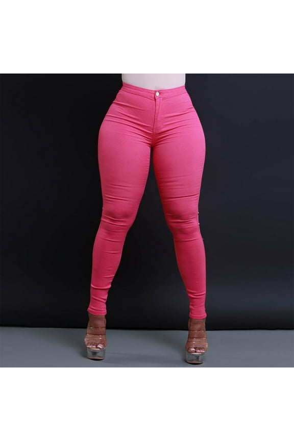 FASHION High Waisted Women Petite Plus Size Stretch Colored Jeans Pants 20w Womens Pants High Waist on Denim Super Straight Womens Jean Sweat Pants No Kvetching High Fashion Women Jean Rompers for