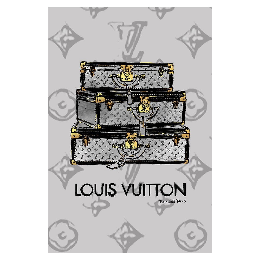 FASHION LUXURY TRUNKS - 20"x30" Canvas