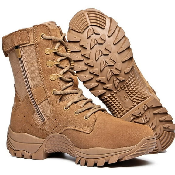 CHICVOMEY Breathable Work Boots for Men Lightweight Safety Shoes Slip-Resistant Work Shoes for Men Tactical Boots Puncture-Proof Safety Work