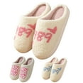 thumbnail image 1 of FASHIONBANANA Fun Cute Number Slippers for Women Soft Plush Memory Foam Slip-On House Slippers Use to Home Kitchen Bedroom Winter, 1 of 6