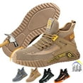 thumbnail image 1 of CHICVOMEY Slip-Resistant Work Shoes for Men Non-Slip Work Shoes Lightweight Safety Sneakers Comfortable Puncture-Proof Indestructible Work Steel Toe, 1 of 10