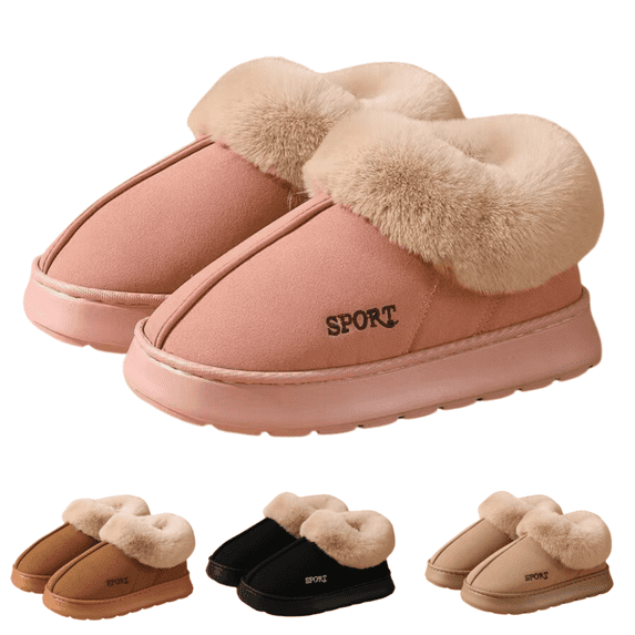 PPCHVOMEY Winter Boots for Women‘s Warm Fur Lined Slip on Ankle Snow Boots Comfortable Waterproof Outdoor Shoes