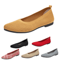 thumbnail image 1 of PPCHVOMEY Women’s Flats Shoes Comfortable and Soft Flats Crochet Mesh Sharp tip Toe Slip-On Casual Flats Dress Shoes ﻿, 1 of 6