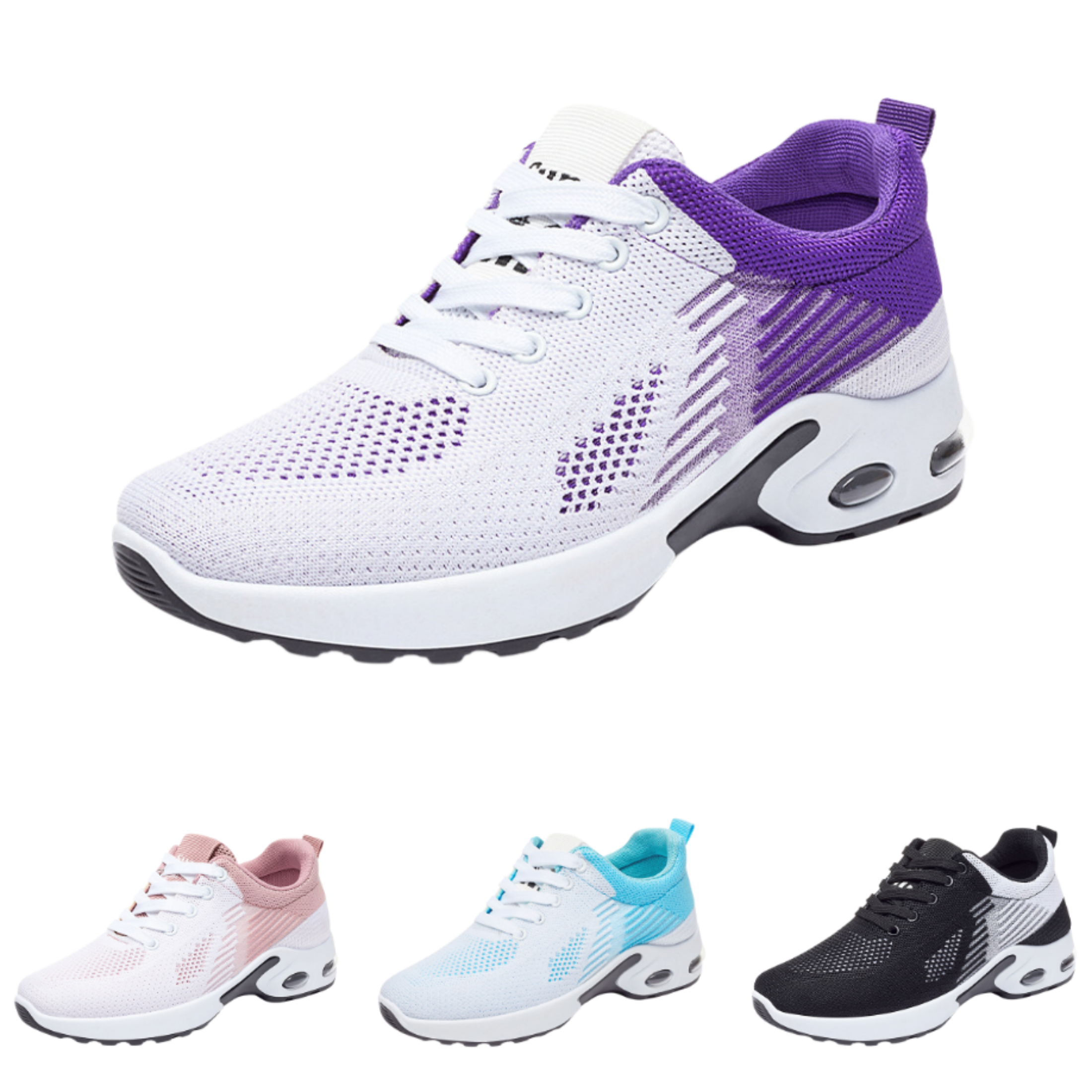 FASHIONBANANA Women's Running Shoes Slip-on Walking Tennis Sneakers Lightweight Breathable Casual Soft Sole Mesh Workout Sports Shoes