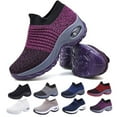 thumbnail image 1 of CHICVOMEY Women Walking Sneakers Breathable Lightweight Slip On Shoes Air Cushion Running Comfort Non-Slip Arch Support Sneakers for Women, 1 of 8