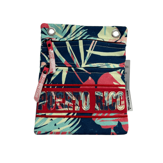 FashionCode Women's adult Digital Printed BAG With Puerto Rico Design AND Namedrop, Durable Fabric. One size, Pink