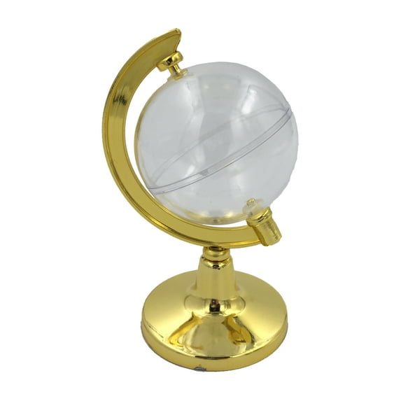 FASHIONCRAFT 5147 Gold Mini Globe Candy Container, Wedding, Bridal, Quinceanera, Holiday Communion, Christening, Party Favors, Set of 120