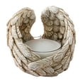 thumbnail image 1 of FASHIONCRAFT 8770 Guardian Angel Wings Tealight Candle Holder, Christening Favor, Baptism Favor, Communion, Religious Favor, Set of 2, 1 of 6