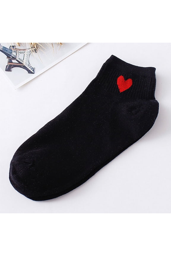 Fashion Socks For Women Heart-Shaped Skateboard Comfortable Compression Socks