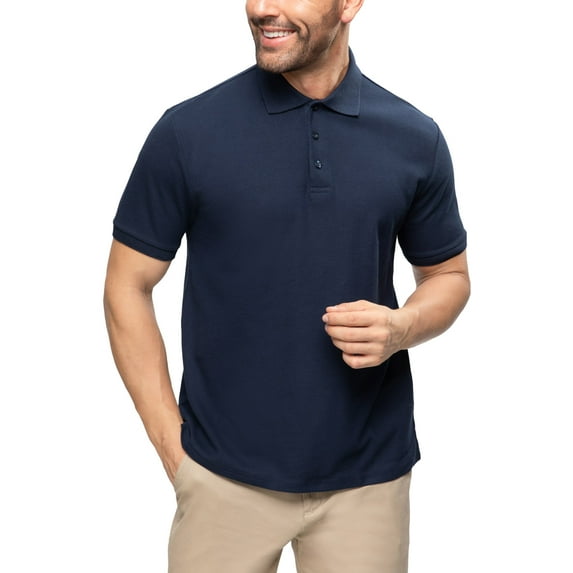 FASHIONSPARK Men's Short Sleeve Jersey Polo Shirt (S-2XL)