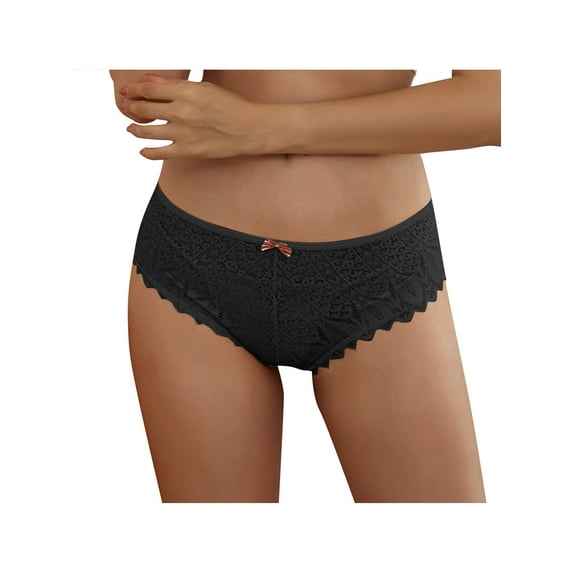 FASHIONWT Basic Daily Cozy Panties Wear Women Lace Underwear Pack