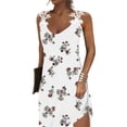thumbnail image 1 of FASHIONWT Elegant Floral Print Basic Lace Short Summer Women Dress, 1 of 7
